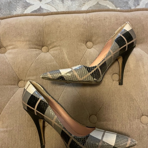 Kate Spade Plaid Women's Pumps - Picture 2 of 5